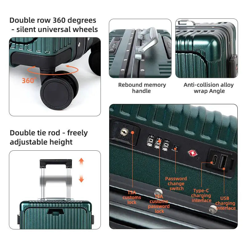 Voyelle™ – Chic Carry-On for Women