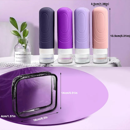 Flowelle™ Leak-Proof Travel Bottles Set