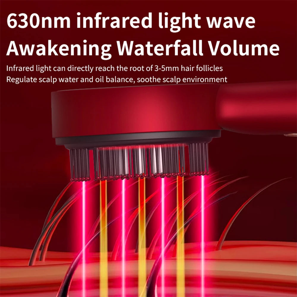 LumiScalp™ Rejuvenating Infrared Brush – Luxury Scalp Therapy