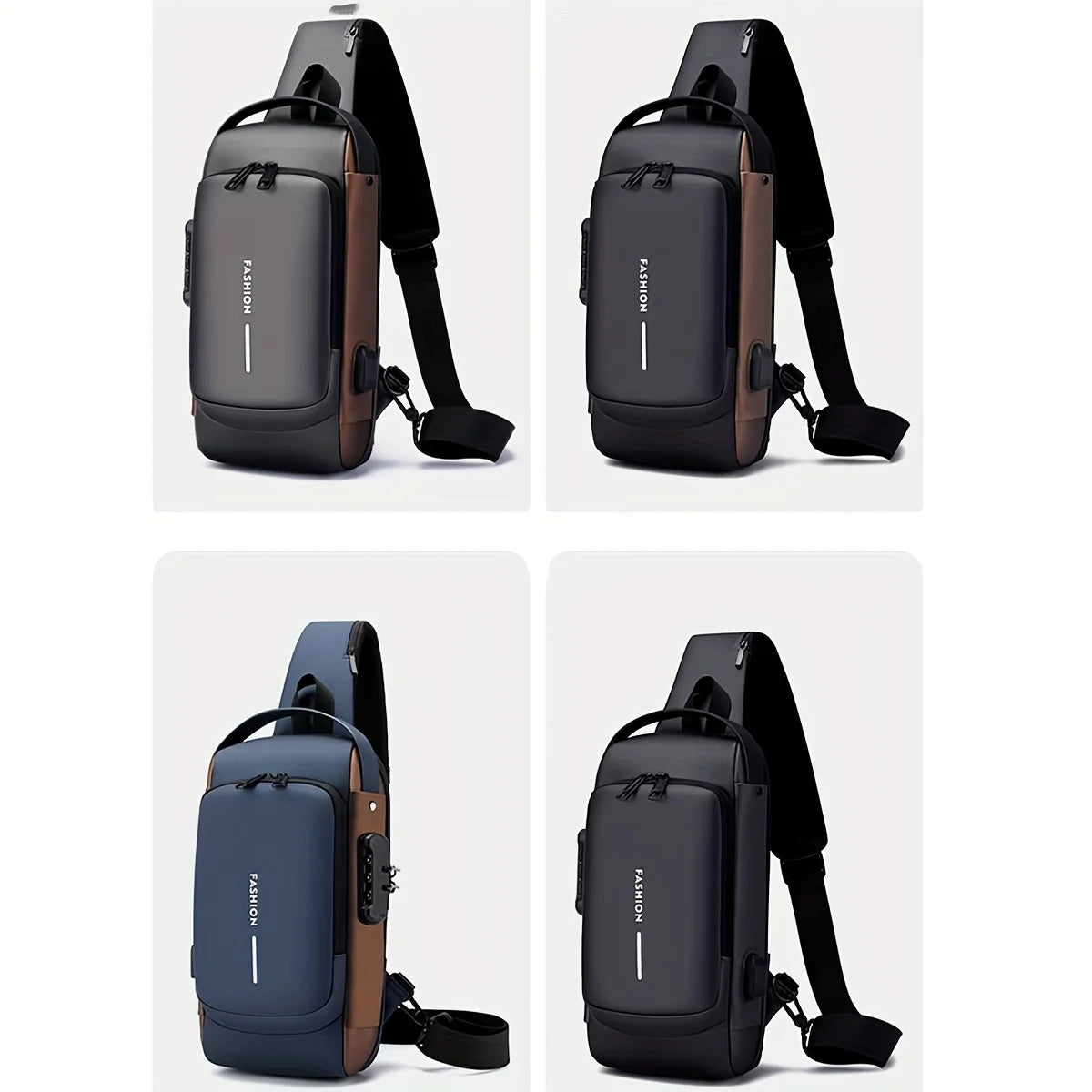 FashionGuard Anti-Theft Sling Crossbody Bag
