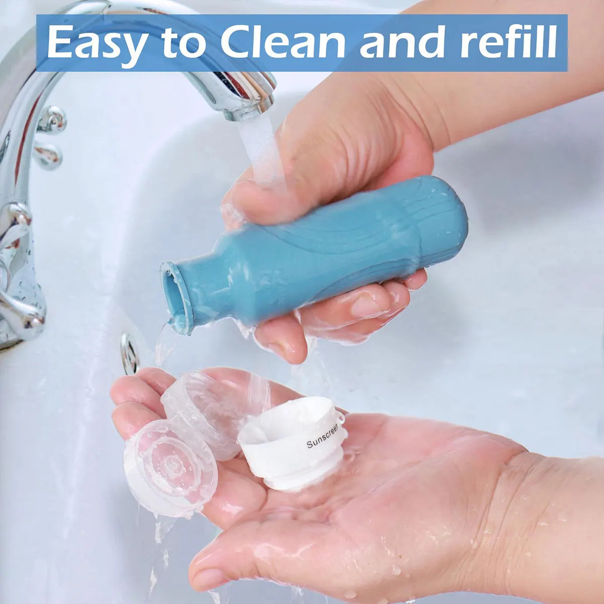 Flowelle™ Leak-Proof Travel Bottles Set