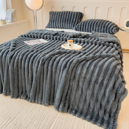 Cozy Striped Multi-Use Blanket