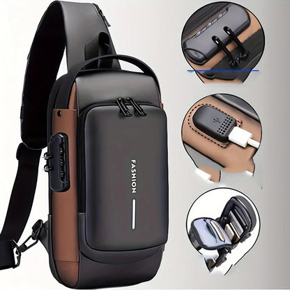 FashionGuard Anti-Theft Sling Crossbody Bag