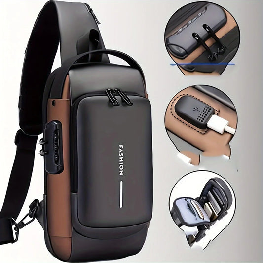 FashionGuard Anti-Theft Sling Crossbody Bag